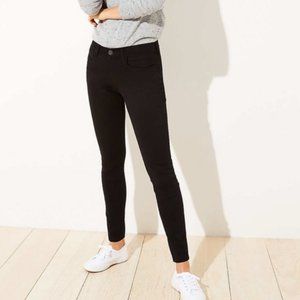 Loft High Waisted 5 Pocket Sateen Pants 34P